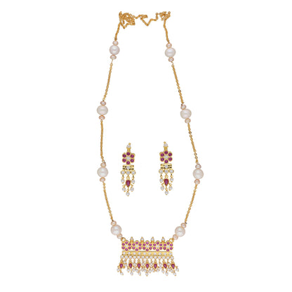 J Pearls Raksha 1 Line Round Pearl Necklaces - Real Pearl Jewelry