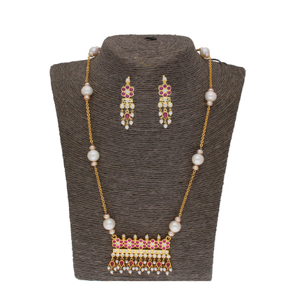 J Pearls Raksha 1 Line Round Pearl Necklaces - Real Pearl Jewelry