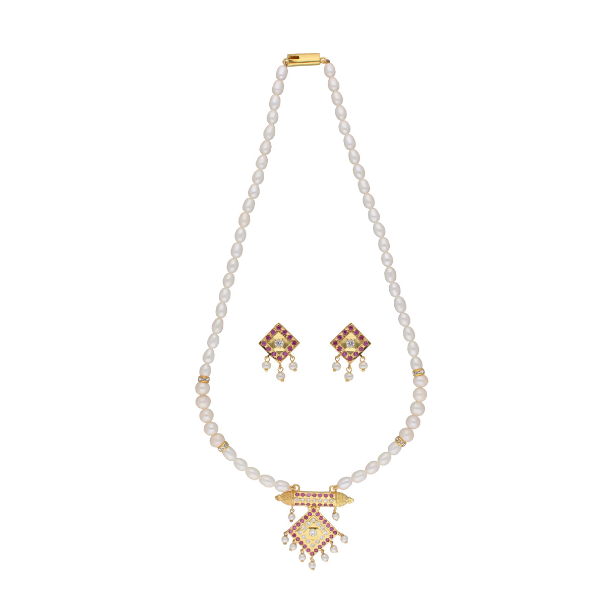 J Pearls Yochana 1 Line Round Pearl Necklaces - Real Pearl Jewelry