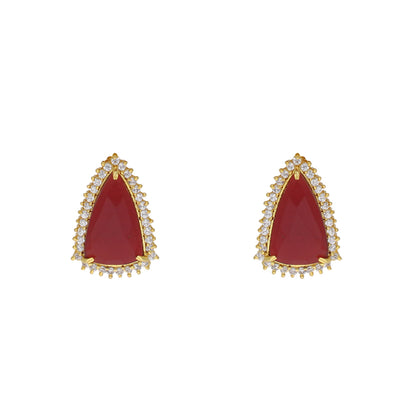 J Pearls Abeedha 1 Line Button Pearl Set - Real Pearl Jewelry