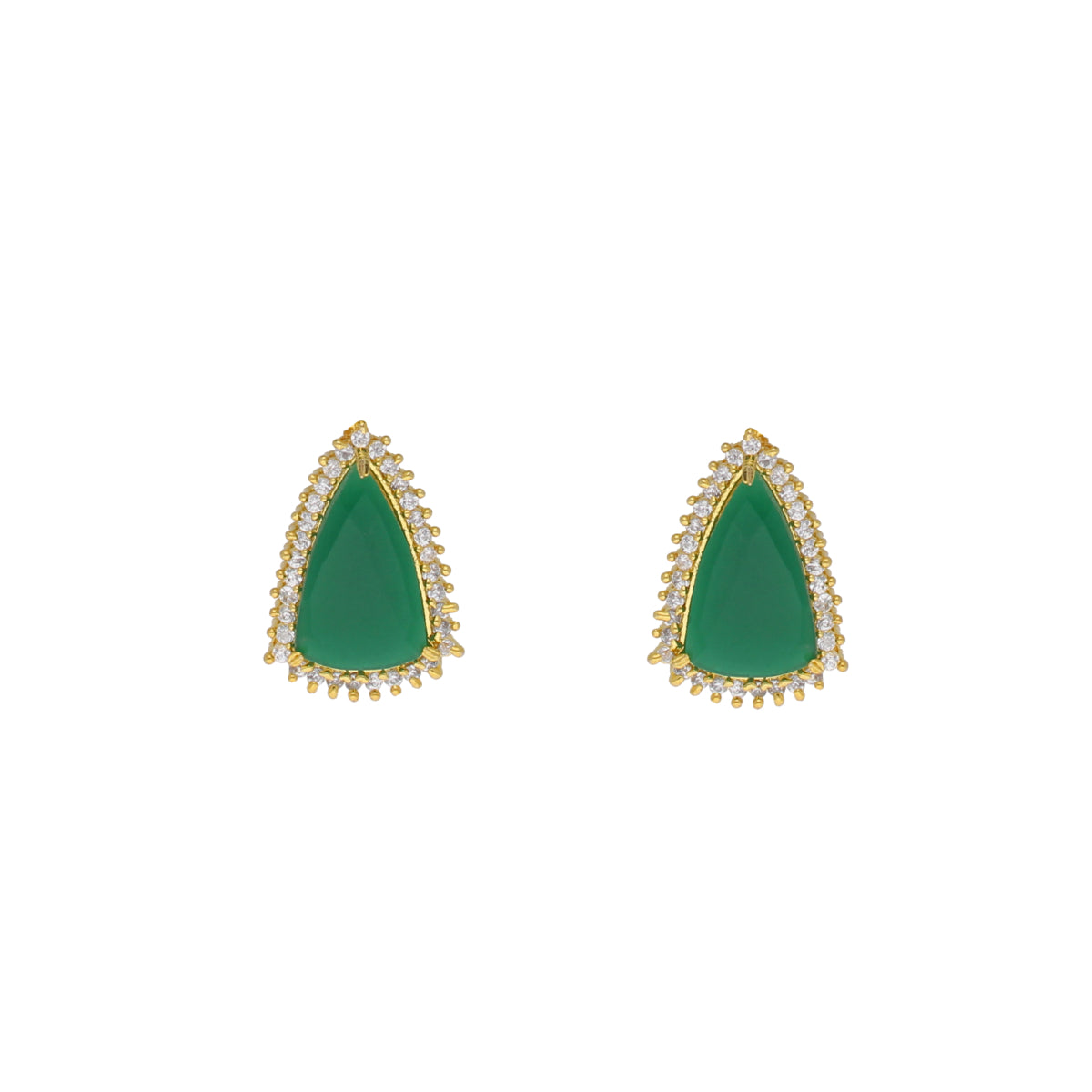 J Pearls Saanvi 1 Line Oval Pearl Set - Real Pearl Jewelry