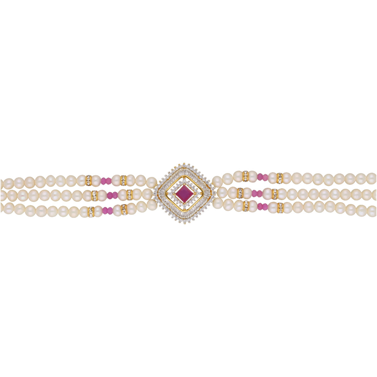 J Pearls Falguni Pearl Choker - Real Pearl Jewelry