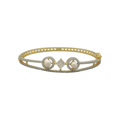 J Pearls Golden Tiara Pearl Bracelet