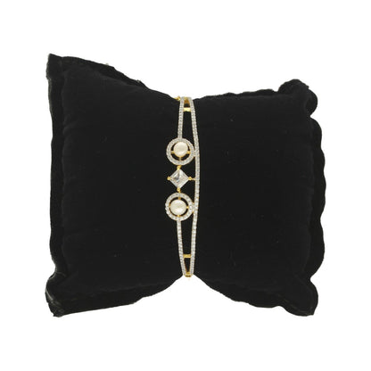 J Pearls Golden Tiara Pearl Bracelet