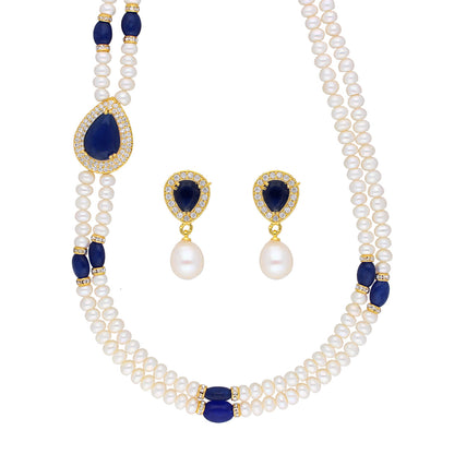 J Pearls Celebrated 2 String Necklace Set - Real Pearl Jewelry