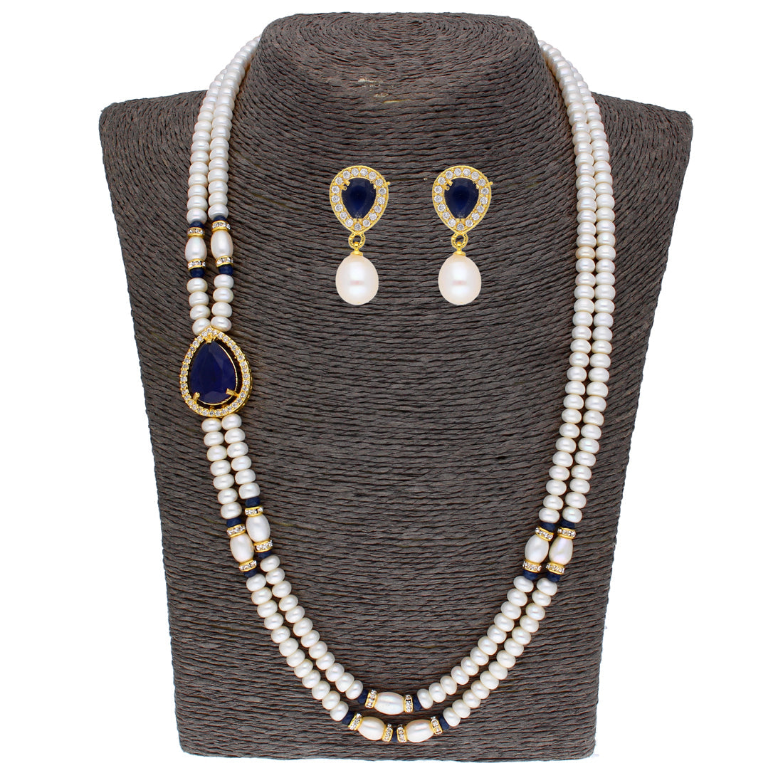 J Pearls Celebrated 2 String Necklace Set - Real Pearl Jewelry