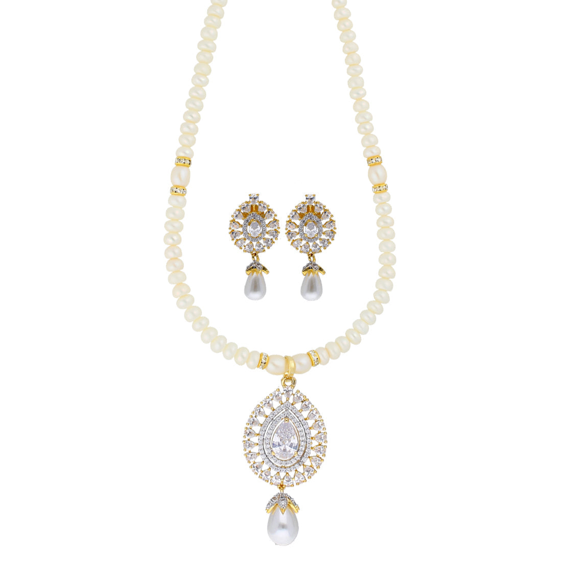 J Pearls Sushita Pearl Pendant Set - Real Pearl Jewelry