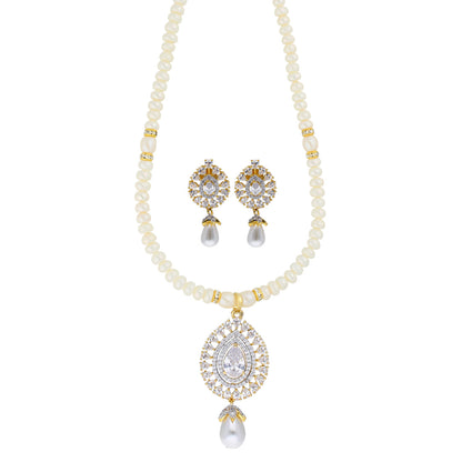 J Pearls Sushita Pearl Pendant Set - Real Pearl Jewelry