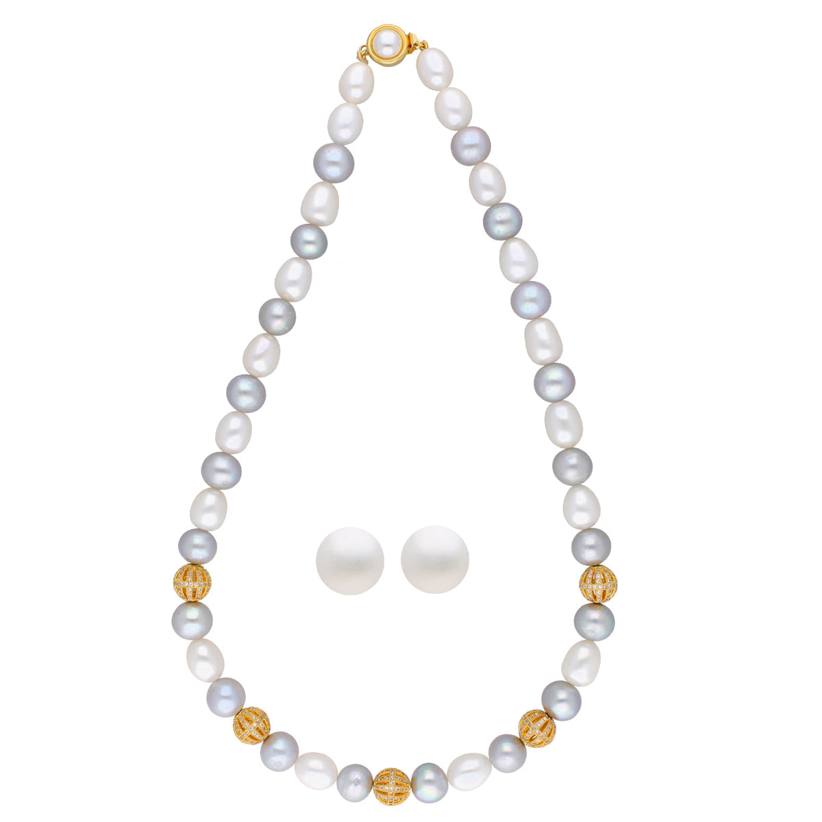 J Pearls Royal Pearl Set - Real Pearl Jewelry