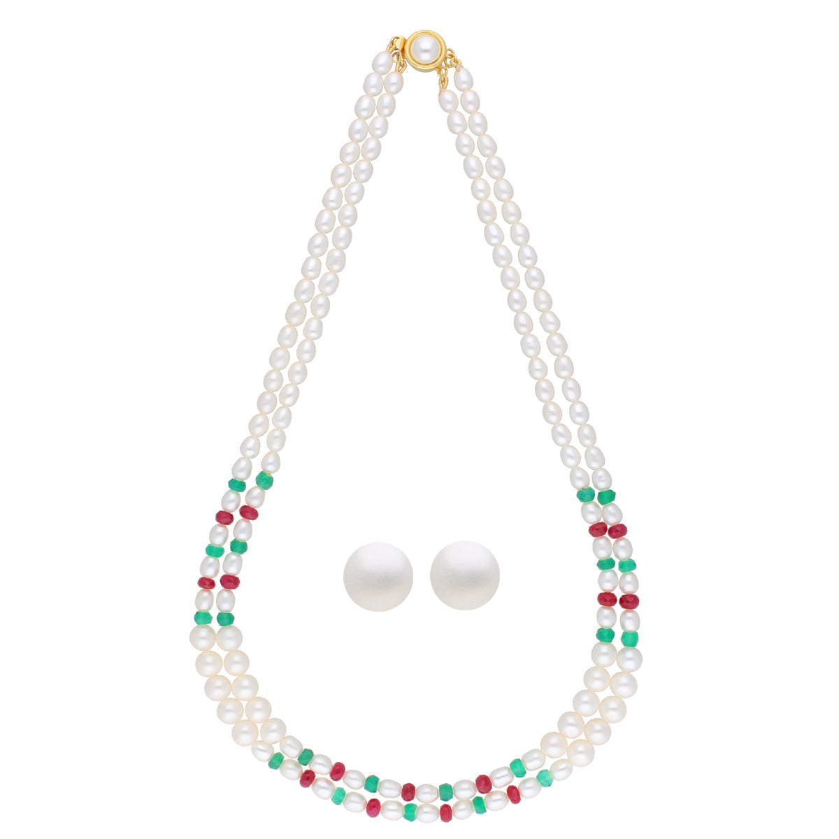 J Pearls Tremendous Pearl Set - Real Pearl Jewelry