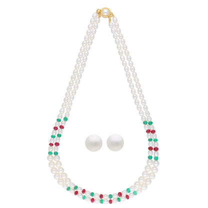 J Pearls Tremendous Pearl Set - Real Pearl Jewelry