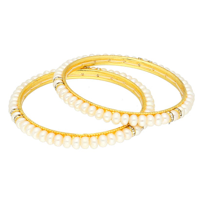 J Pearls Pearls Kangan - Real Pearl Jewelry