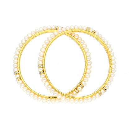 J Pearls Pearls Kangan - Real Pearl Jewelry