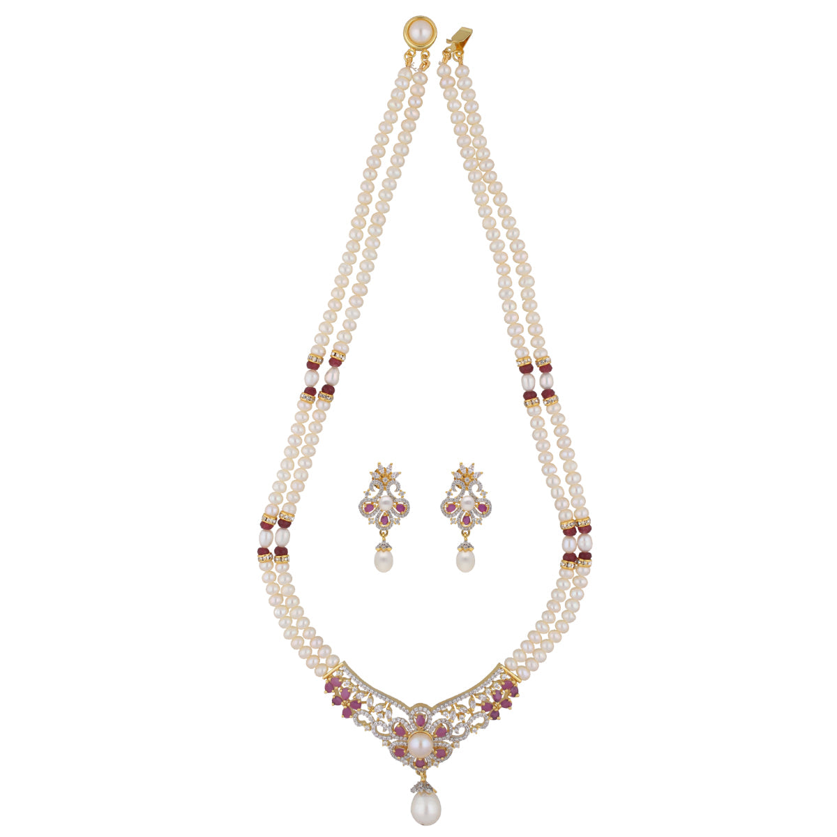 J Pearls Charming Pearl Necklace - Real Pearl Jewelry