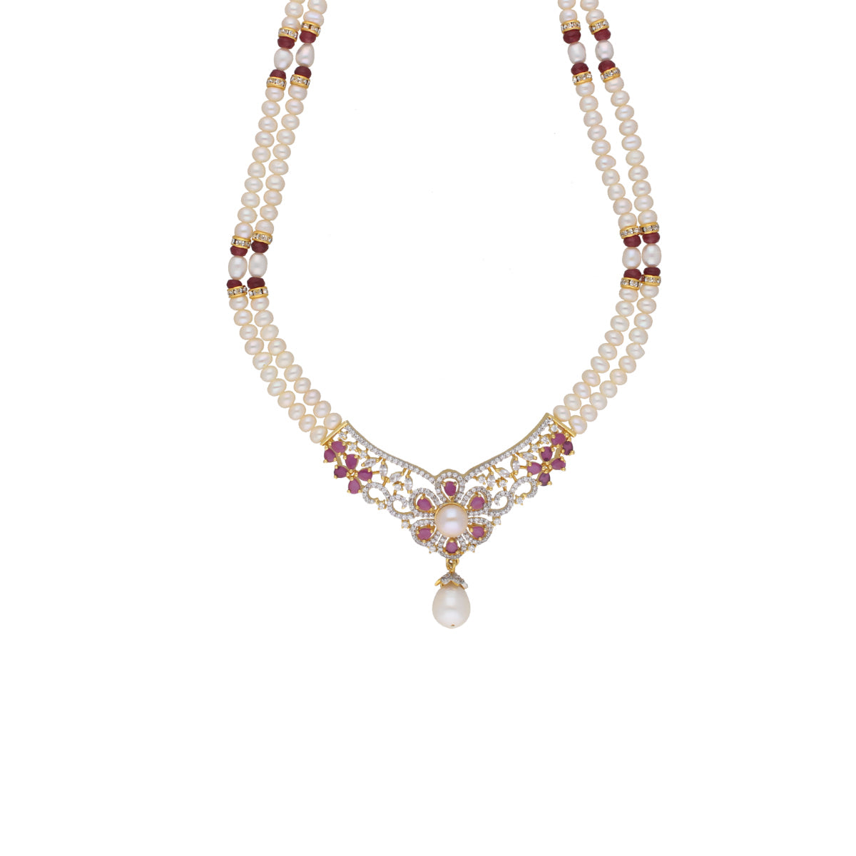 J Pearls Charming Pearl Necklace - Real Pearl Jewelry