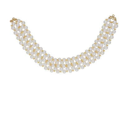J Pearls Daisy Pearl Choker - Real Pearl Jewelry