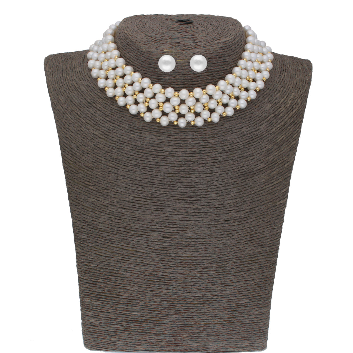 J Pearls Daisy Pearl Choker - Real Pearl Jewelry