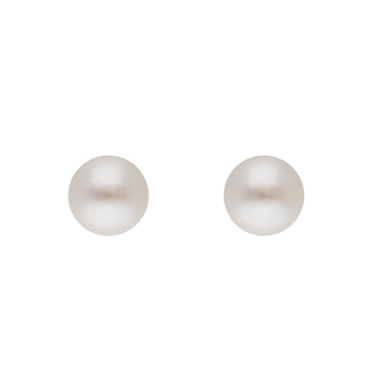 J Pearls White Graded Oval Pearl Necklace - Real Pearl Jewelry