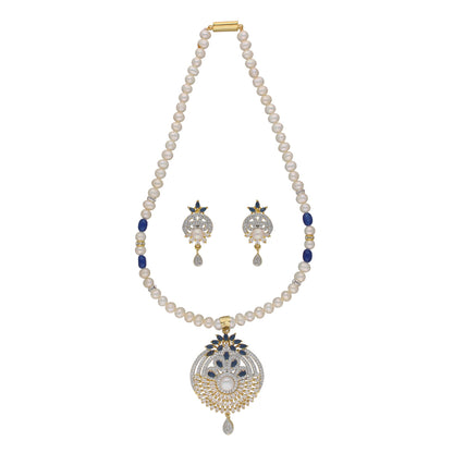 J Pearls Dakshita 1 Line Pearl Sets - Real Pearl Jewelry