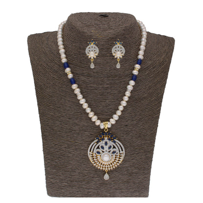 J Pearls Dakshita 1 Line Pearl Sets - Real Pearl Jewelry