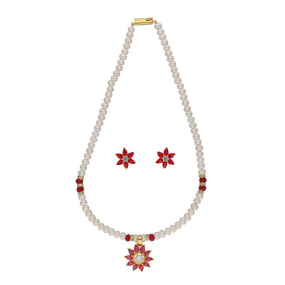 J Pearls Abdhija 1 Line Pearl Sets - Real Pearl Jewelry