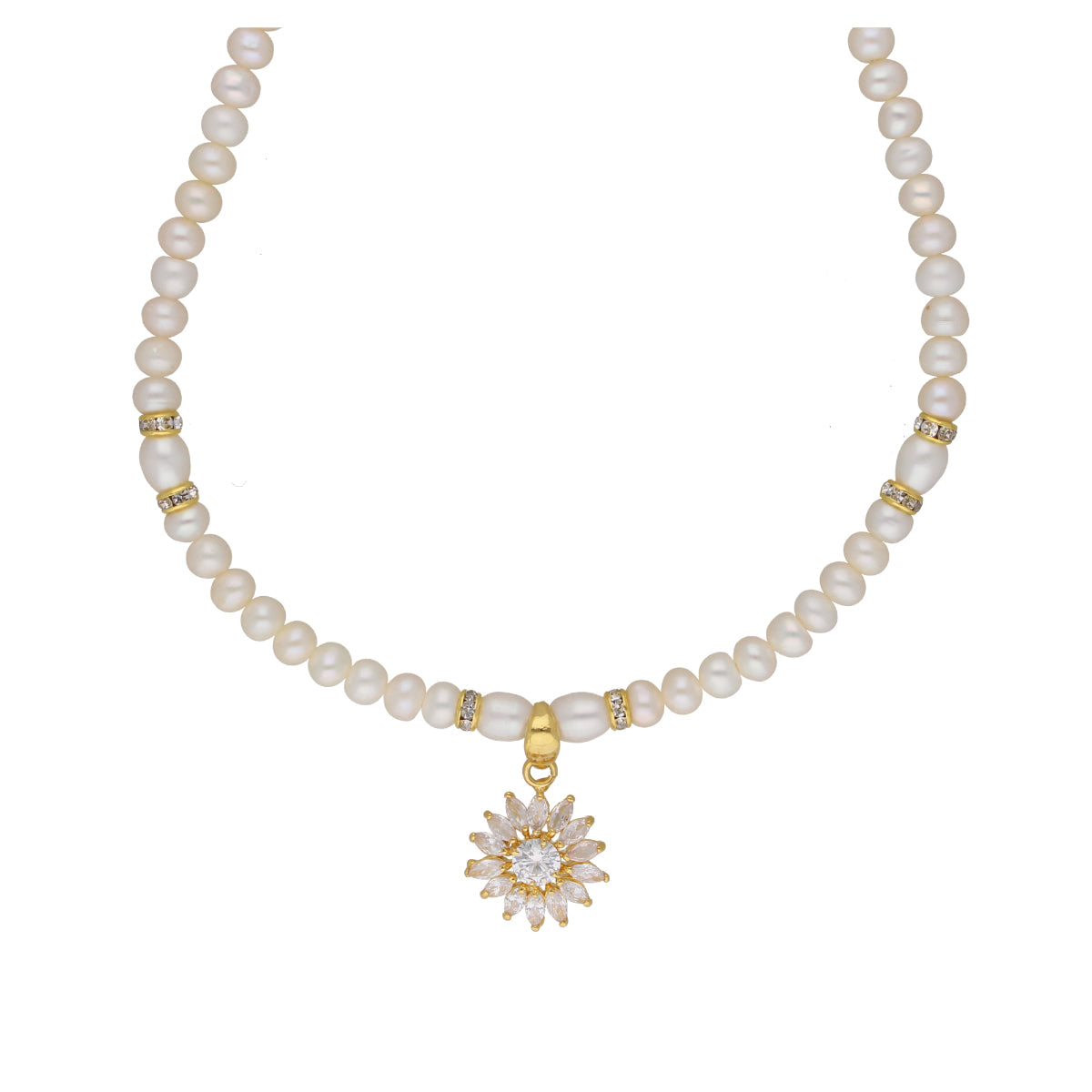 J Pearls Anahita 1 Line Pearl Sets - Real Pearl Jewelry