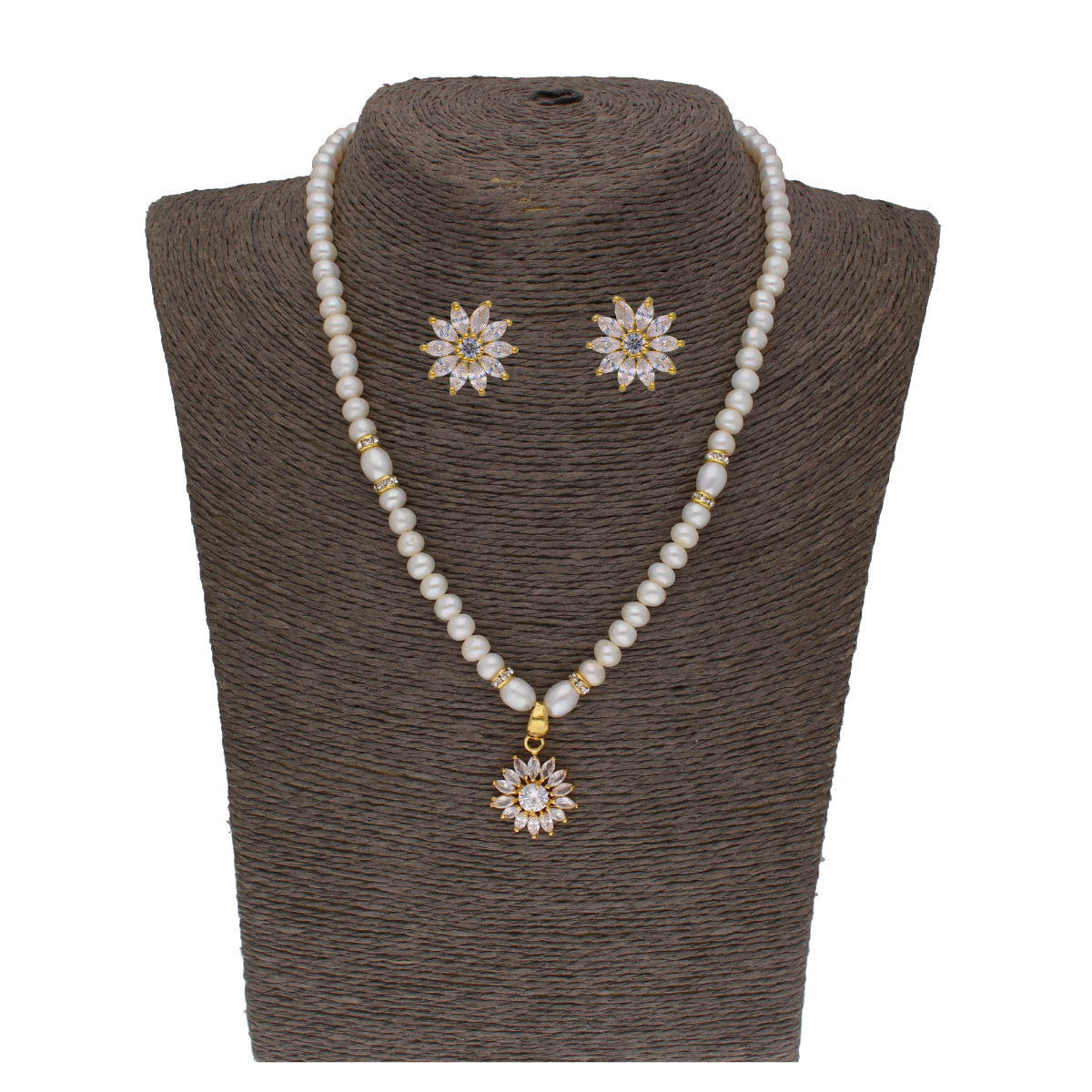 J Pearls Anahita 1 Line Pearl Sets - Real Pearl Jewelry