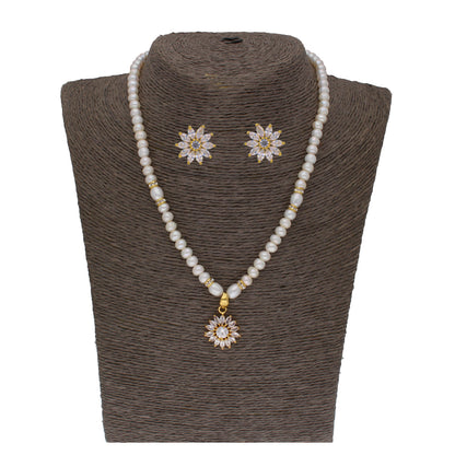 J Pearls Anahita 1 Line Pearl Sets - Real Pearl Jewelry