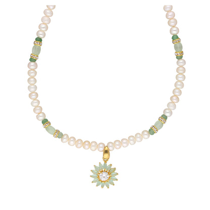 J Pearls Babita 1 Line Pearl Sets - Real Pearl Jewelry