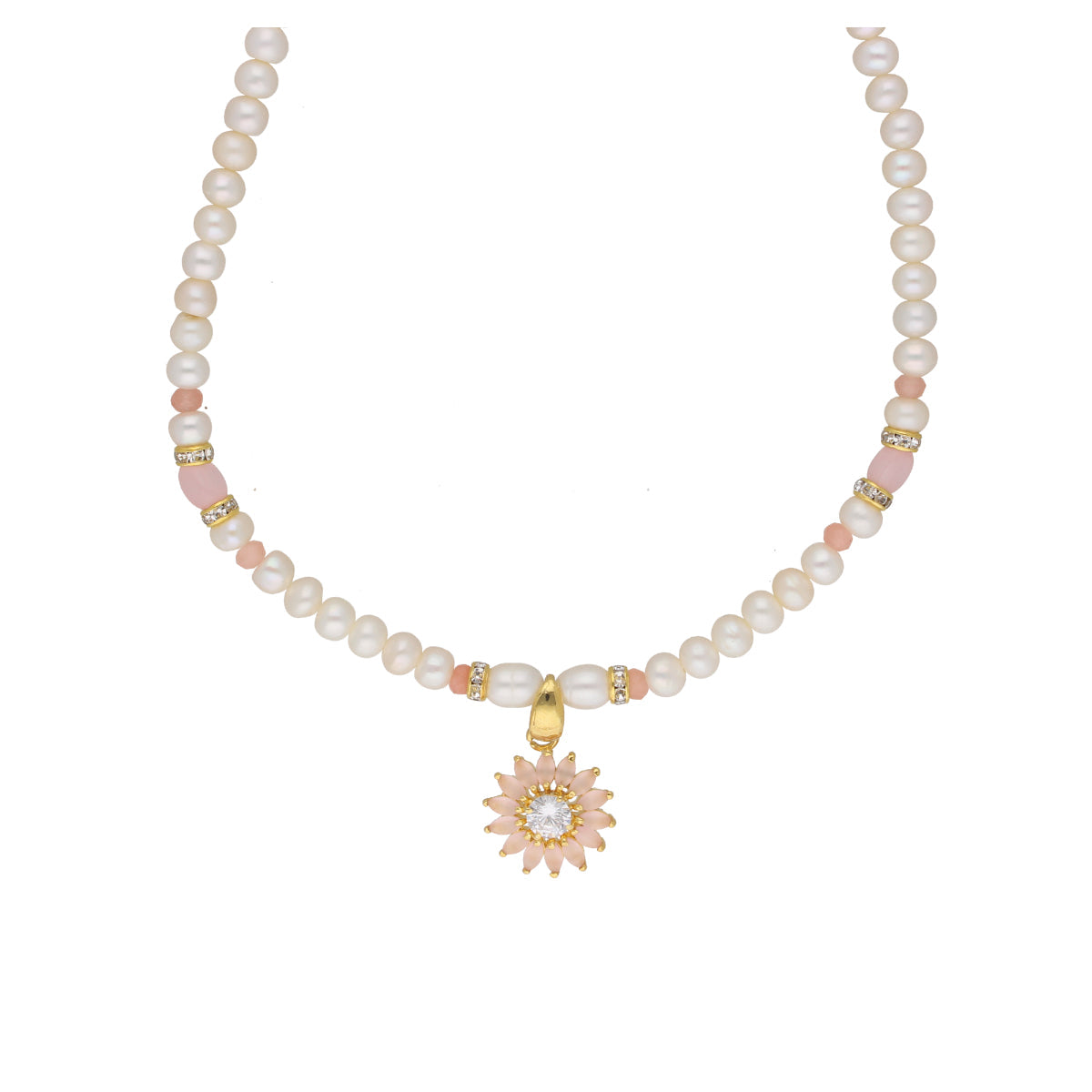J Pearls Dhavni 1 Line Pearl Sets - Real Pearl Jewelry