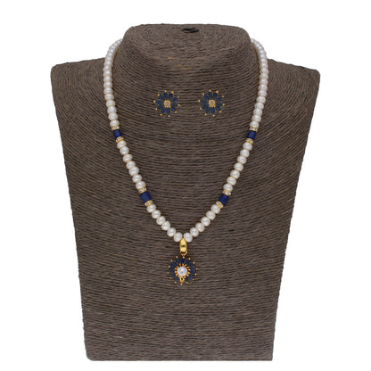 J Pearls Eeshika 1 Line Pearl Sets - Real Pearl Jewelry