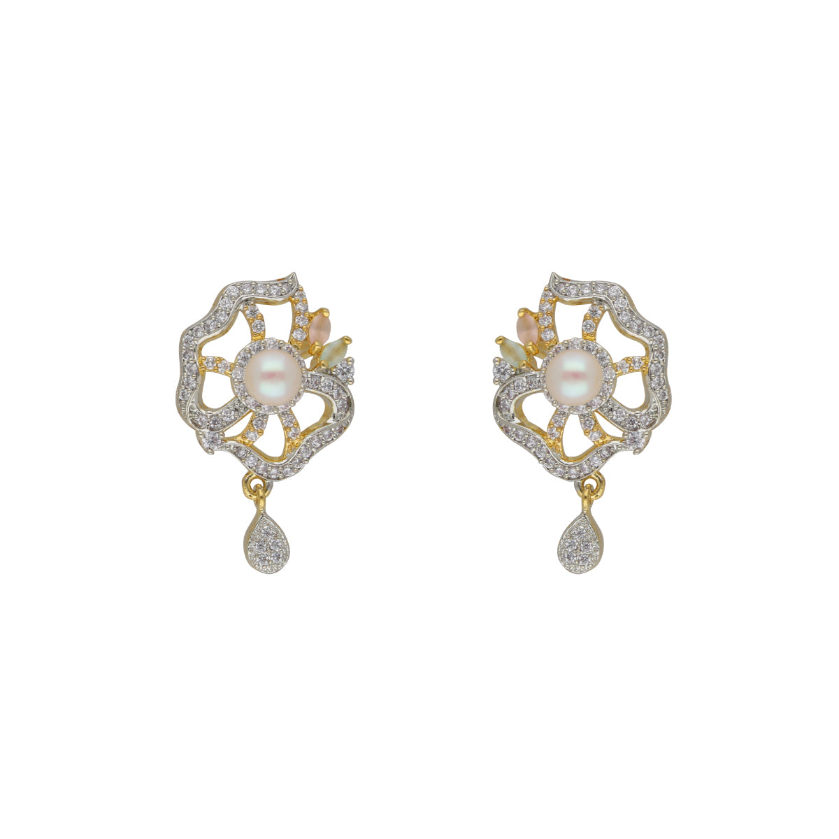 J Pearls Dheivavadivu 1 Line Pearl Sets - Real Pearl Jewelry
