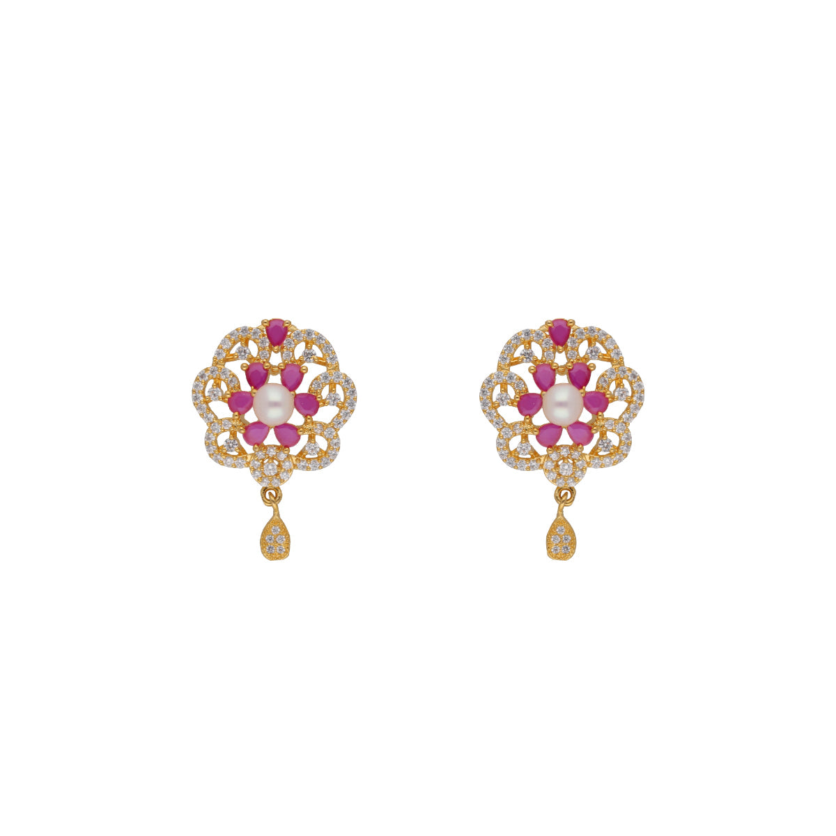 J Pearls Krishna 1 Line Pearl Sets - Real Pearl Jewelry