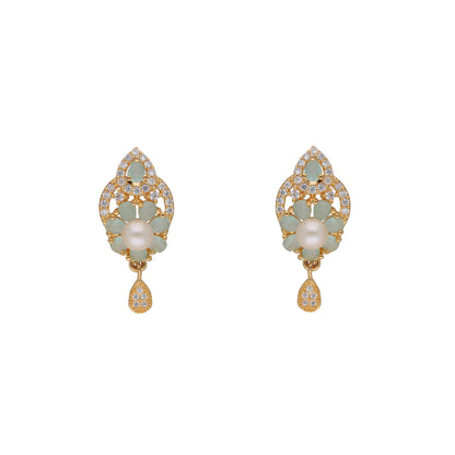 J Pearls Jhanvi 1 Line Pearl Sets - Real Pearl Jewelry