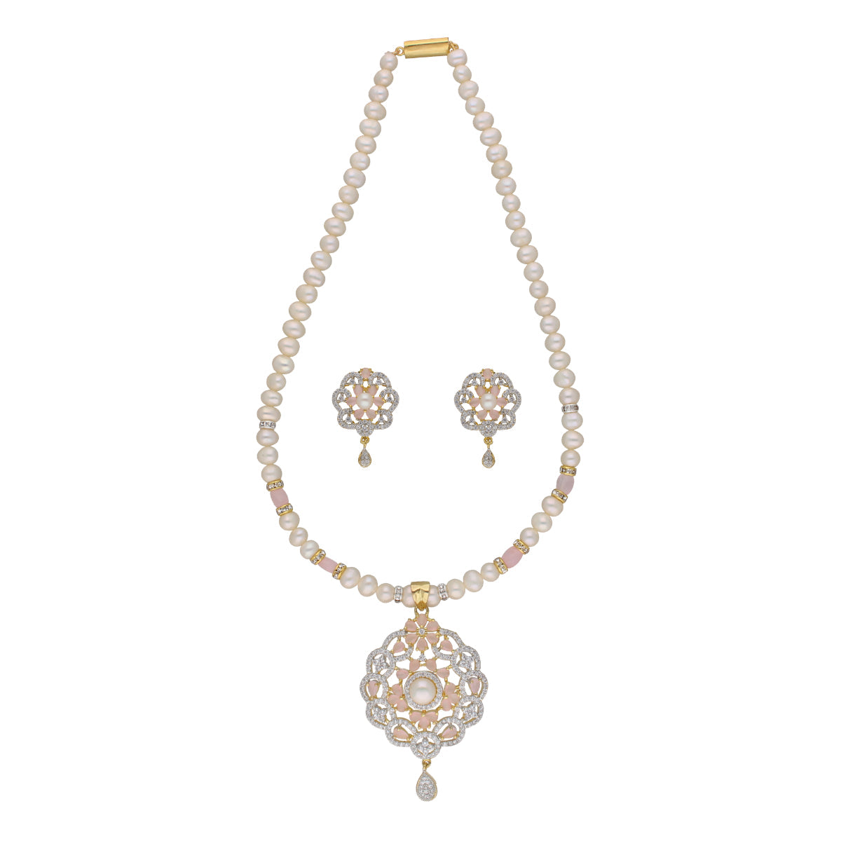 J Pearls Hemal 1 Line Pearl Sets - Real Pearl Jewelry