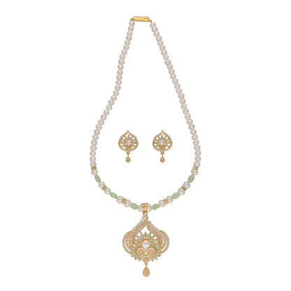 J Pearls Fatehjit 1 Line Pearl Sets - Real Pearl Jewelry