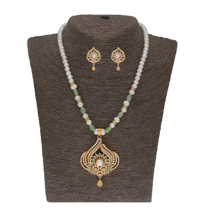 J Pearls Fatehjit 1 Line Pearl Sets - Real Pearl Jewelry