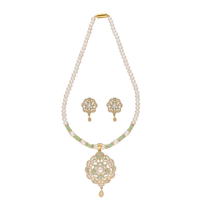 J Pearls Bahgvanti 1 Line Pearl Sets - Real Pearl Jewelry