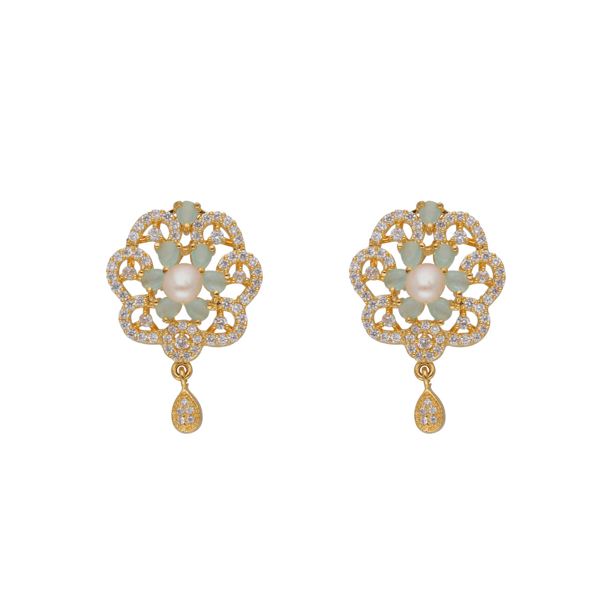 J Pearls Bahgvanti 1 Line Pearl Sets - Real Pearl Jewelry