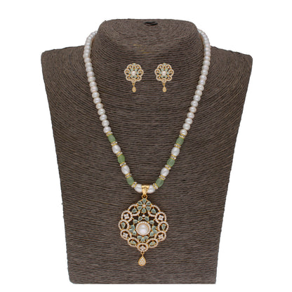 J Pearls Bahgvanti 1 Line Pearl Sets - Real Pearl Jewelry