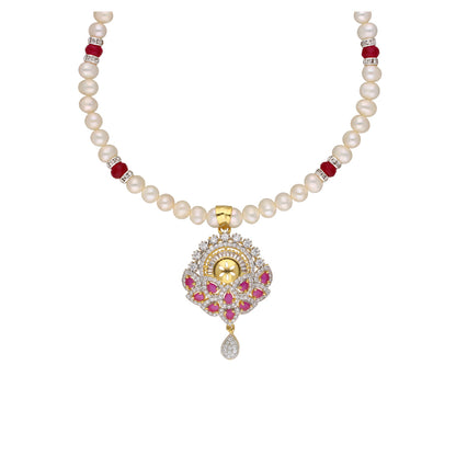 J Pearls Fatehjit 1 Line Pearl Sets - Real Pearl Jewelry