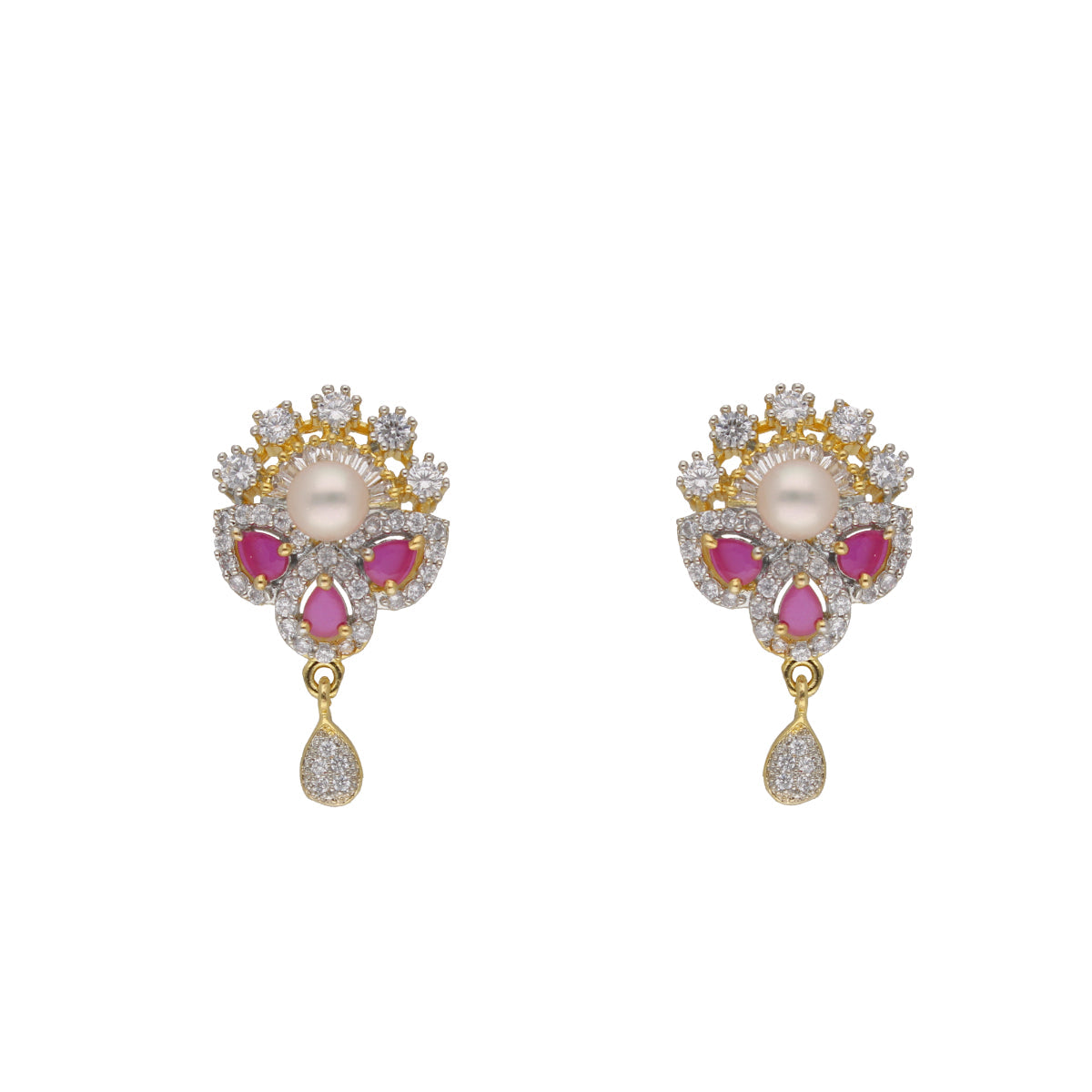 J Pearls Fatehjit 1 Line Pearl Sets - Real Pearl Jewelry