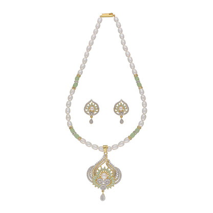 J Pearls Dhavni 1 Line Pearl Sets - Real Pearl Jewelry