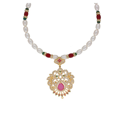 J Pearls Bahgvanti 1 Line Pearl Sets - Real Pearl Jewelry
