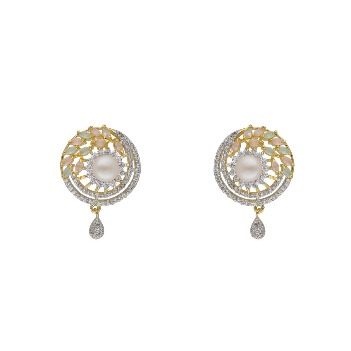 J Pearls Baani 1 Line Pearl Sets - Real Pearl Jewelry