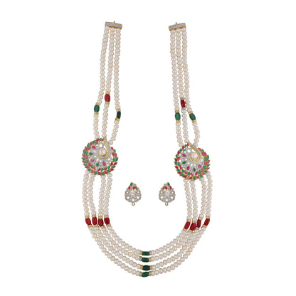 J Pearls Gamini 4 Lines Pearl Sets - Real Pearl Jewelry