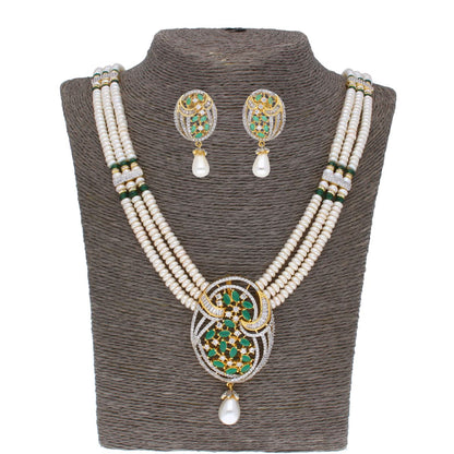 J Pearls Chantrea Pearl Set - Real Pearl Jewelry