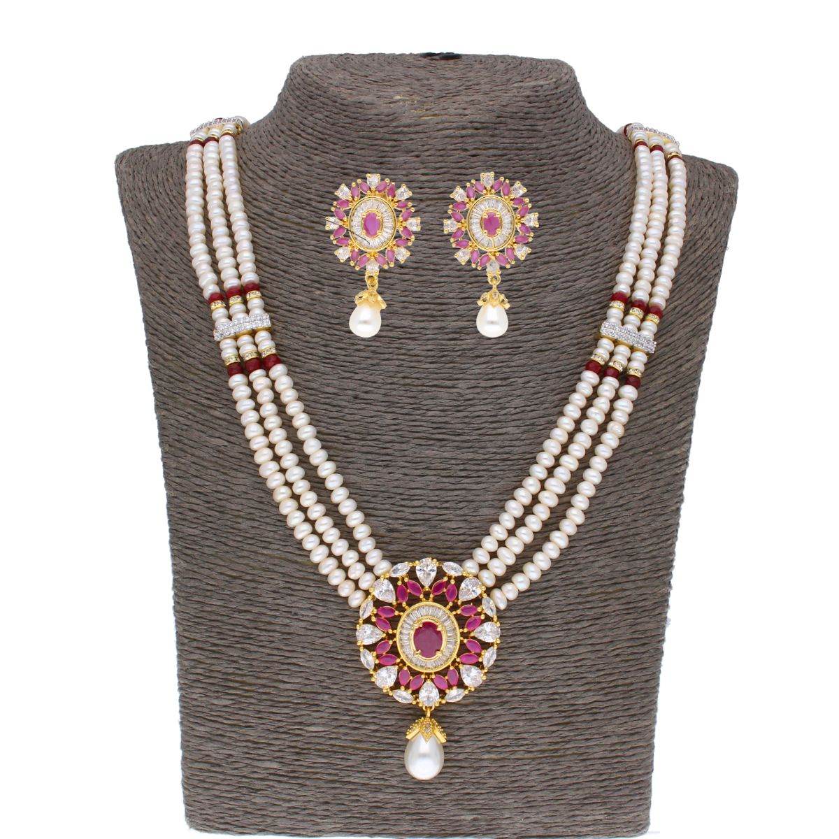 J Pearls Iditri Pearl Set - Real Pearl Jewelry