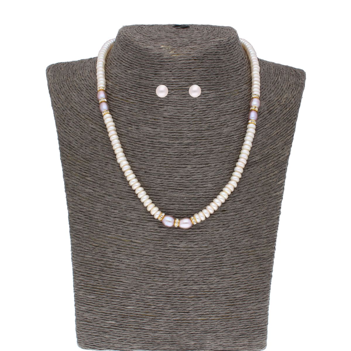 J Pearls Camundi 1 Line Pearl Set - Real Pearl Jewelry