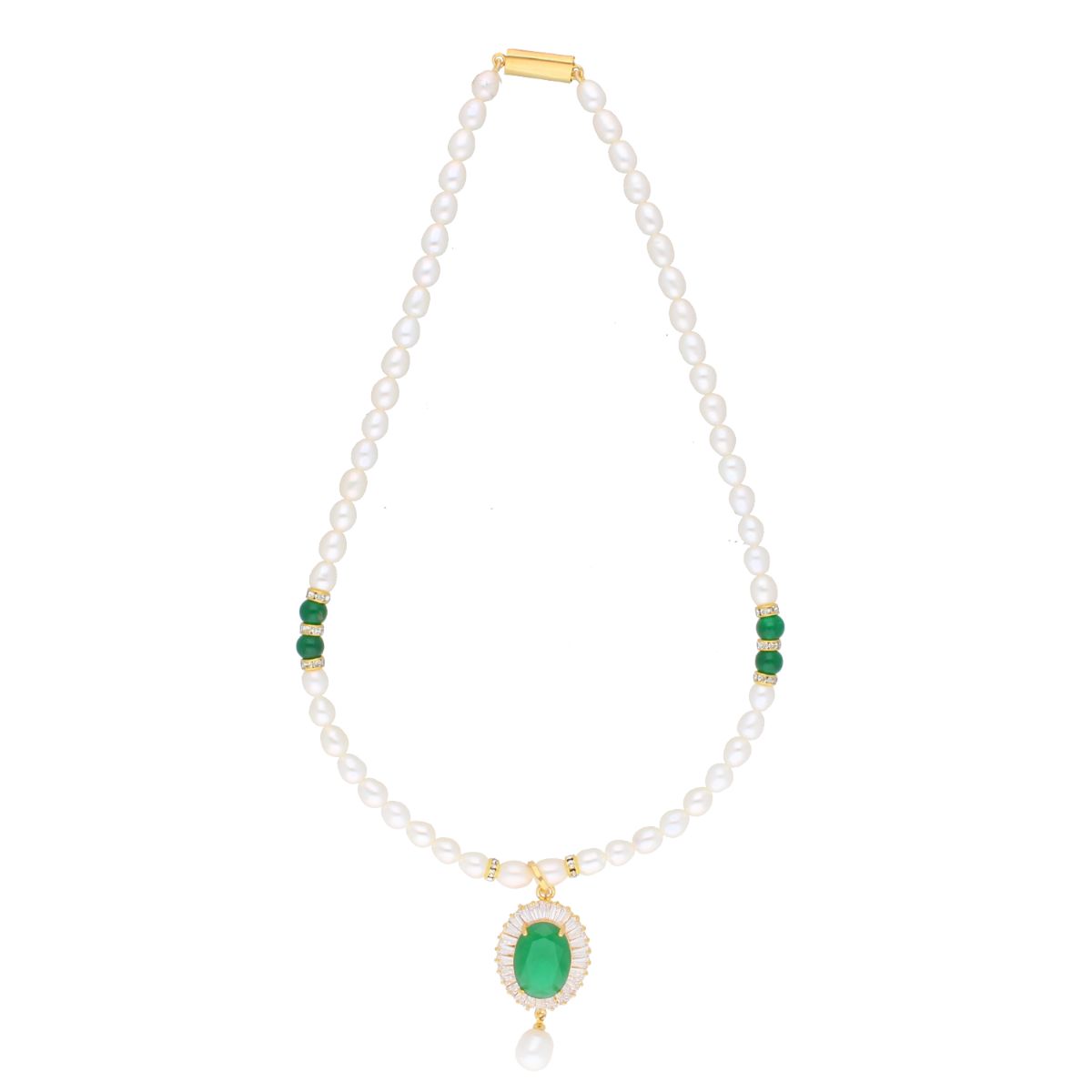 J Pearls Dharti Pearl Set - Real Pearl Jewelry